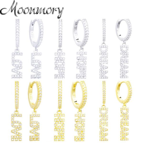huggie moonmory 925 sterling silver hope dream love pendant earrings for women cz crystal piercing europe pop jewelry christmas gifts, Golden;silver
huggie moonmory 925 sterling silver hope dream love pendant earrings for women cz crystal piercing europe pop jewelry christmas gifts, Golden;silver