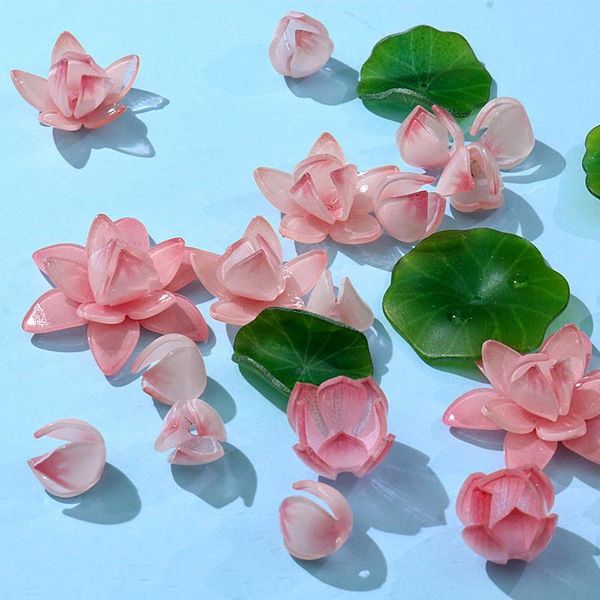 crystal summer style 50pcs/lot color pattern simulation lotus leaf shape acrylic beads diy jewelry earring/night light accessory
crystal summer style 50pcs/lot color pattern simulation lotus leaf shape acrylic beads diy jewelry earring/night light accessory