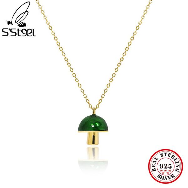 necklaces s'steel mushroom pendant necklace sterling silver 925 for woman boho design gold necklaces luxury 2022 new fine korean jewelr
necklaces s'steel mushroom pendant necklace sterling silver 925 for woman boho design gold necklaces luxury 2022 new fine korean jewelr