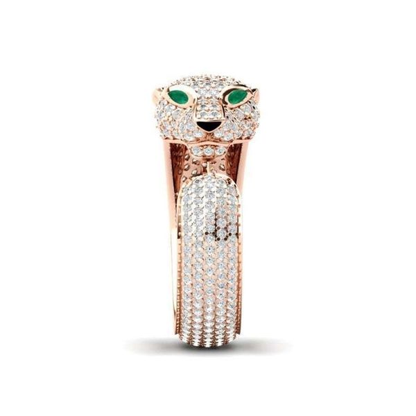fashionable leopard head full diamond ring men and women's creative personality finger, Silver
fashionable leopard head full diamond ring men and women's creative personality finger, Silver