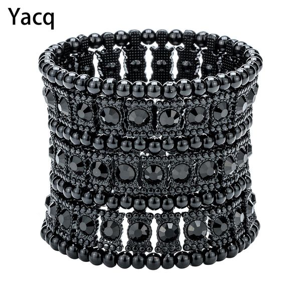 bangle yacq multilayer stretch cuff bracelet women crystal wedding bridal party fashion jewelry gift b11 silver gold black dropshipping
bangle yacq multilayer stretch cuff bracelet women crystal wedding bridal party fashion jewelry gift b11 silver gold black dropshipping