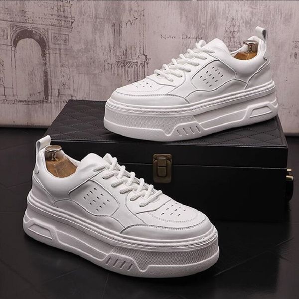 new designer white causal thick bottom height increasing flats shoes rock classic loafers walking sneakers zapatos hombre d2h51, Black
new designer white causal thick bottom height increasing flats shoes rock classic loafers walking sneakers zapatos hombre d2h51, Black