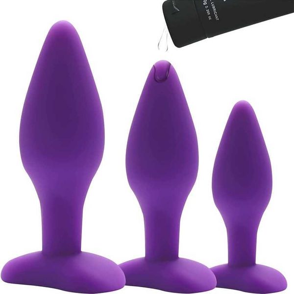 factory outlet hisionlee docking 3-piece plug set silicone toy suitable for men women and couples
factory outlet hisionlee docking 3-piece plug set silicone toy suitable for men women and couples