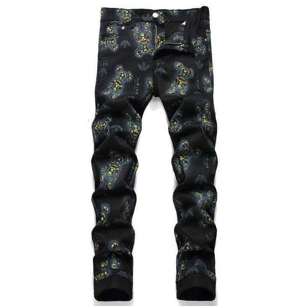 men's jeans men stretchy print summer street cotton denim pants mid waist fashion casual trousers digital printing vaqueros de hombre, Blue
men's jeans men stretchy print summer street cotton denim pants mid waist fashion casual trousers digital printing vaqueros de hombre, Blue