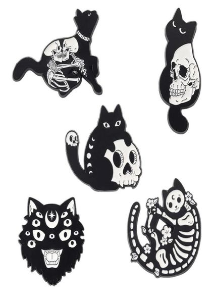 gothic cat enamel pin skull skeleton witch cats badge brooch lapel pins denim jeans shirt bag punk jewelry gift for friends8999852, Blue
gothic cat enamel pin skull skeleton witch cats badge brooch lapel pins denim jeans shirt bag punk jewelry gift for friends8999852, Blue