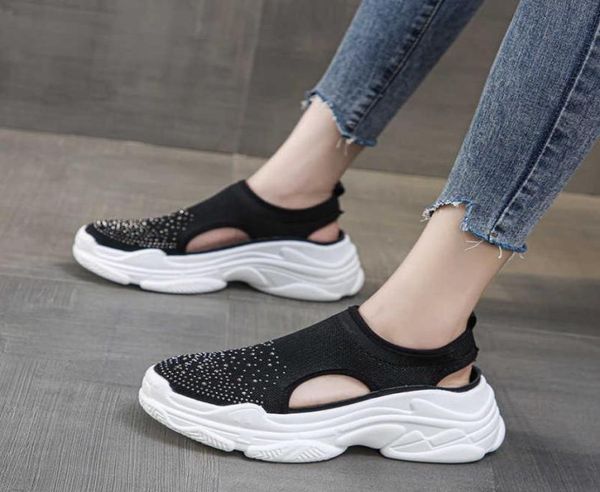 sandals breathable mesh wedges women casual hollow out crystal platform sneakers woman slip on chunky ladies8205404, Black
sandals breathable mesh wedges women casual hollow out crystal platform sneakers woman slip on chunky ladies8205404, Black
