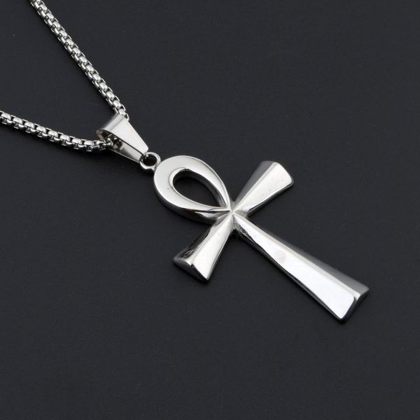 necklaces 2020 new arrival egyptian ankh cross pendant necklace 316l stainless steel hip hop chain crux ansata necklace for men cagf0006, Silver
necklaces 2020 new arrival egyptian ankh cross pendant necklace 316l stainless steel hip hop chain crux ansata necklace for men cagf0006, Silver