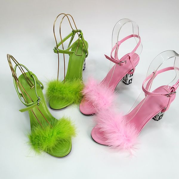 2023 leather sheepskin leather sandals chunky high heels cut out summer narrow band one line peep-toe open toes flip-flops narrow band feath, Black
2023 leather sheepskin leather sandals chunky high heels cut out summer narrow band one line peep-toe open toes flip-flops narrow band feath, Black