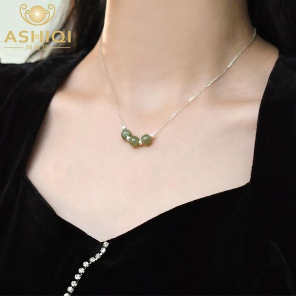necklaces ashiqi 925 sterling silver natural nephrite necklace fashion jewelry for women 2022 new trend
necklaces ashiqi 925 sterling silver natural nephrite necklace fashion jewelry for women 2022 new trend