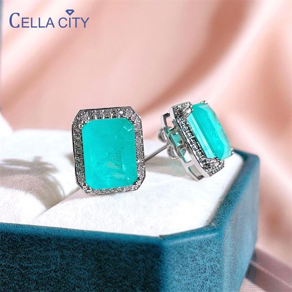 stud cellacity paraiba stub earrings with 12*16mm gemstones silver 925 jewelry female gift 5a zircon wedding party wholesale gift, Golden;silver
stud cellacity paraiba stub earrings with 12*16mm gemstones silver 925 jewelry female gift 5a zircon wedding party wholesale gift, Golden;silver