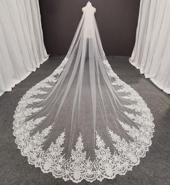real pos long lace bridal veil with comb 3 meters 1 layer cathedral white iovry veil wedding accessories6052866, Black
real pos long lace bridal veil with comb 3 meters 1 layer cathedral white iovry veil wedding accessories6052866, Black