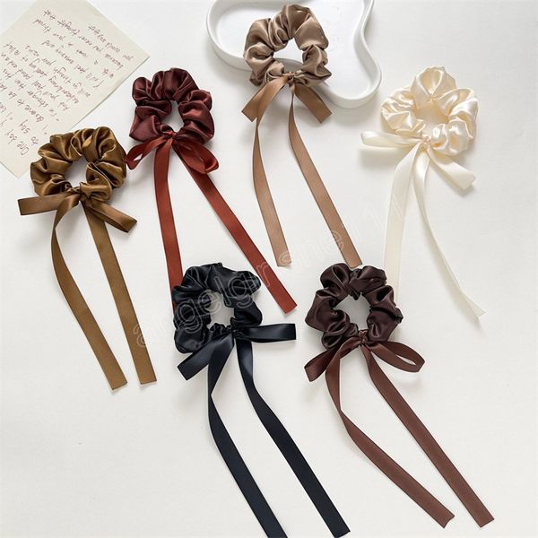 korean sweet bow hair rope cute braided long ribbon ponytail holder elastic hair bands women hair accessories, Slivery;white
korean sweet bow hair rope cute braided long ribbon ponytail holder elastic hair bands women hair accessories, Slivery;white