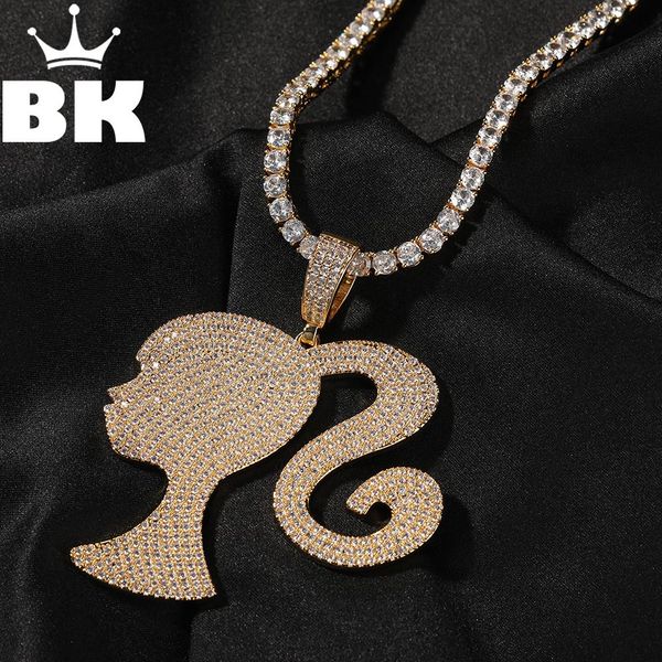 necklaces the bling king icy girl pendant necklace for women cz iced out wave pave cubic zircon pink lovely jewelry gift for girlfriend, Silver
necklaces the bling king icy girl pendant necklace for women cz iced out wave pave cubic zircon pink lovely jewelry gift for girlfriend, Silver