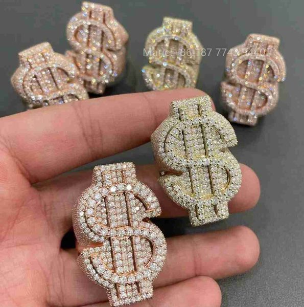 factory price good quality luxury mens jewelry s925 men diamond ring iced out vvs moissanite hip hop ring, Silver
factory price good quality luxury mens jewelry s925 men diamond ring iced out vvs moissanite hip hop ring, Silver