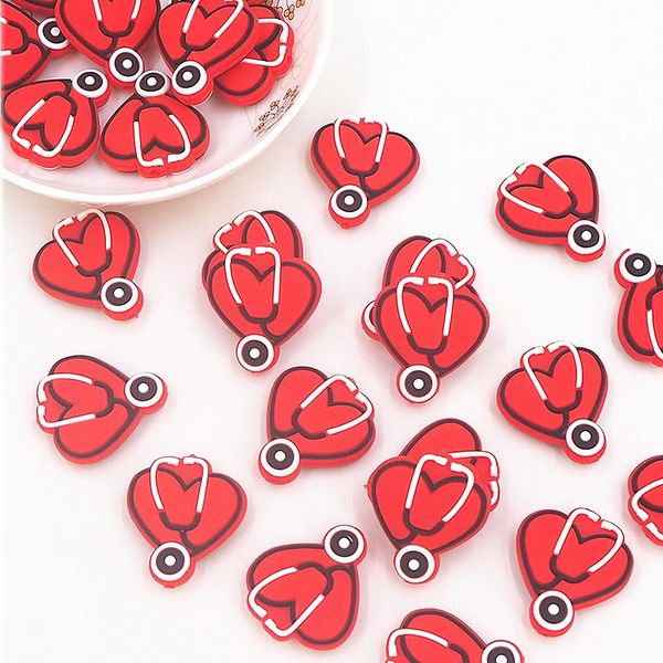 crystal chenkai 50pcs heart stethoscope shape silicone beads bpa infant chewable dummy necklace pacifier toy gift accessories
crystal chenkai 50pcs heart stethoscope shape silicone beads bpa infant chewable dummy necklace pacifier toy gift accessories