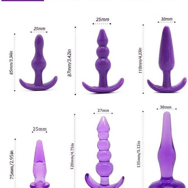 factory outlet toy 6-piece set with silicone docking plug toys suitable for women men and beginners
factory outlet toy 6-piece set with silicone docking plug toys suitable for women men and beginners