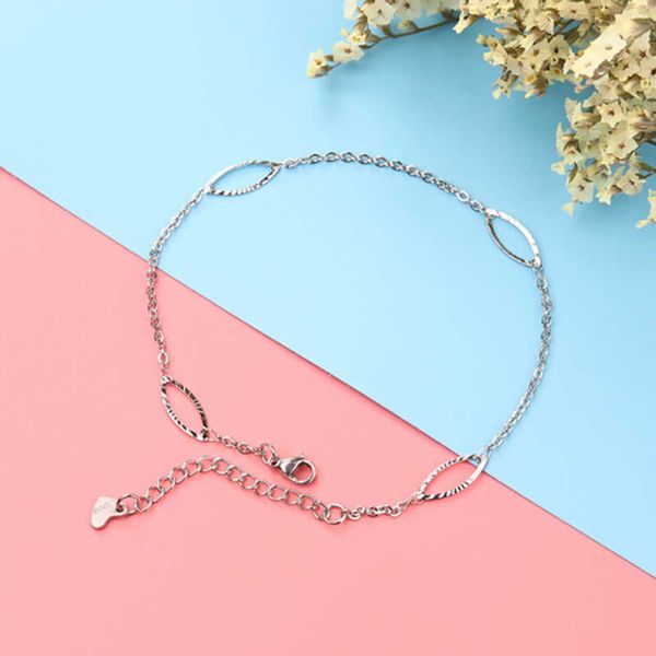 anklets 304 stainless steel anklet silver color marquise anklet bracelets on the leg for women jewelry gifts 23cm(9") long 1 piece g220, Red;blue
anklets 304 stainless steel anklet silver color marquise anklet bracelets on the leg for women jewelry gifts 23cm(9") long 1 piece g220, Red;blue