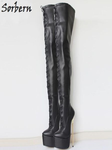 sorbern mette black crotch high boots 2017 new women 22cm ultra high heel laceup platform gold metal stiletto heels pointed toe o1662100
sorbern mette black crotch high boots 2017 new women 22cm ultra high heel laceup platform gold metal stiletto heels pointed toe o1662100