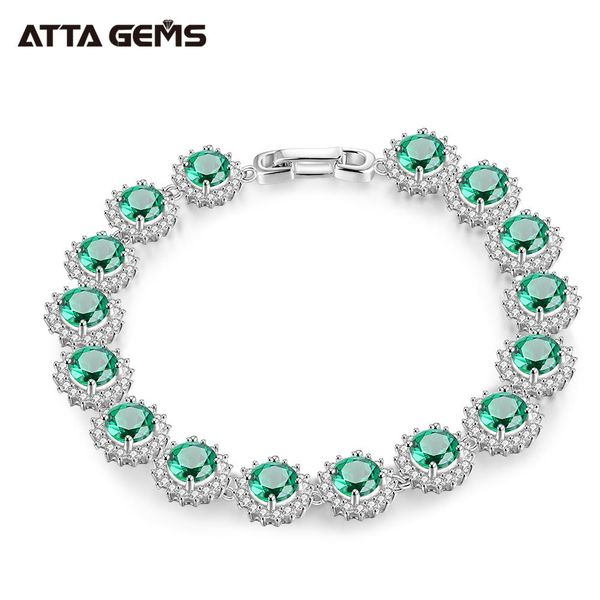bangle vintage real 925 sterling silver emerald gemstone lab diamonds strand bracelet for women romantic tennis chain charm bracelets, Black
bangle vintage real 925 sterling silver emerald gemstone lab diamonds strand bracelet for women romantic tennis chain charm bracelets, Black