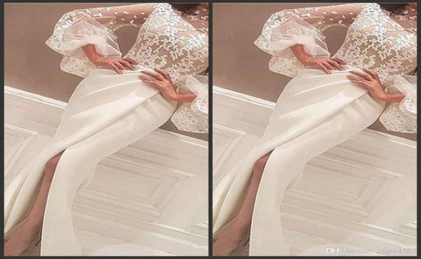 2019 evening dresses gowns floor length high neck lace appliques long big sleeve mermaid side slit prom dresses white arabi7892959, Black;red
2019 evening dresses gowns floor length high neck lace appliques long big sleeve mermaid side slit prom dresses white arabi7892959, Black;red