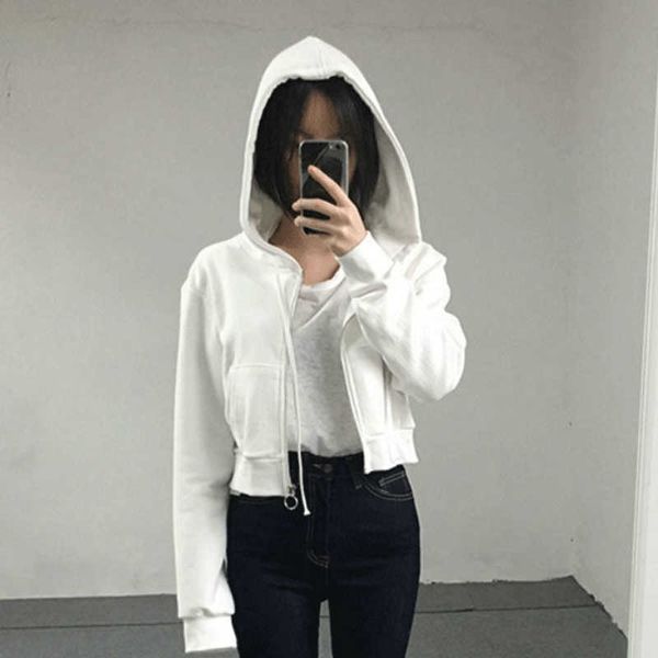 Hoddie Sweatshirts Fashion Hoodies Women Hooded Solid Mens Short Style Zipper Slim Harajuku Chic Trendy Simple All-match Thin Long Sleeve New Streetwear, White
Hoddie Sweatshirts Fashion Hoodies Women Hooded Solid Mens Short Style Zipper Slim Harajuku Chic Trendy Simple All-match Thin Long Sleeve New Streetwear, White