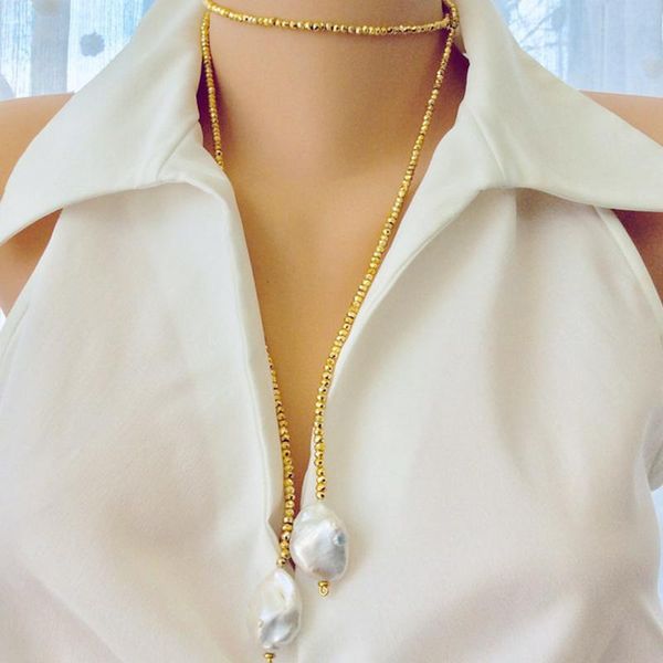 necklaces 2020 fashion long crystal beaded necklace women trend accessories baroque natural pearl luxurious charm neck jewelry gifts, Silver
necklaces 2020 fashion long crystal beaded necklace women trend accessories baroque natural pearl luxurious charm neck jewelry gifts, Silver
