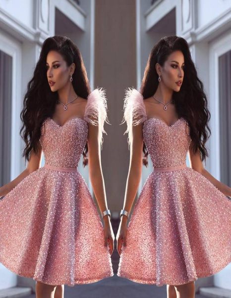 2019 major beaded pink short cocktail dresses pearls mini skirts sweetheart neck homecoming party dresses6426340, Black
2019 major beaded pink short cocktail dresses pearls mini skirts sweetheart neck homecoming party dresses6426340, Black