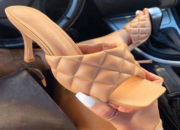 women summer sandals outside high heels slippers ladies pu leather square toe plaid fashion slides female woman shoes plus size y22047463, Black
women summer sandals outside high heels slippers ladies pu leather square toe plaid fashion slides female woman shoes plus size y22047463, Black