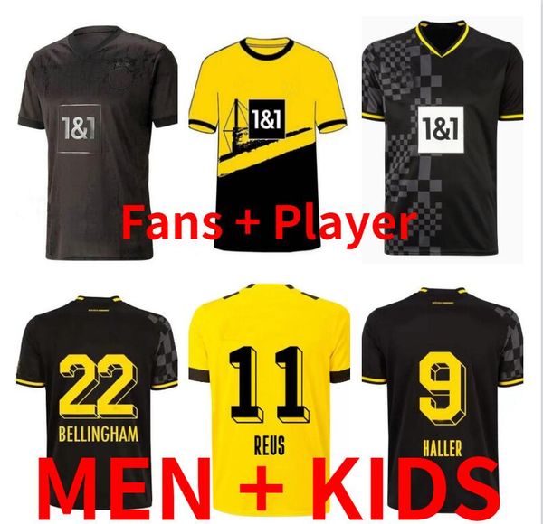 2023 2024 haller soccer jerseys dortmund 22 23 24 football shirt reus reyna dortmund neongelb bellingham hummels brandt witsel men kids kit, Black;yellow
2023 2024 haller soccer jerseys dortmund 22 23 24 football shirt reus reyna dortmund neongelb bellingham hummels brandt witsel men kids kit, Black;yellow