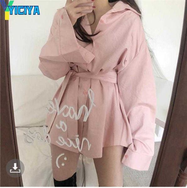 yiciya casual dresses fashion solid women long sleeve single-breasted lae up shirt mini dress vestidos 2023 est autumn students loose belt, Black;gray
yiciya casual dresses fashion solid women long sleeve single-breasted lae up shirt mini dress vestidos 2023 est autumn students loose belt, Black;gray