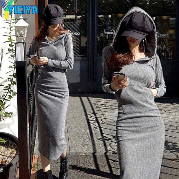 yiciya casual dresses harajuku hooded sweatshirts dress women's clothing 2023 autumn winter korean fashion solid slim bag hip long slee, Black;gray
yiciya casual dresses harajuku hooded sweatshirts dress women's clothing 2023 autumn winter korean fashion solid slim bag hip long slee, Black;gray