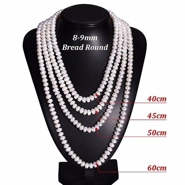 necklaces hengsheng real white natural freshwater pearl women necklace 89mm beads jewelry necklace 60cm length necklace fashion jewelry, Silver
necklaces hengsheng real white natural freshwater pearl women necklace 89mm beads jewelry necklace 60cm length necklace fashion jewelry, Silver
