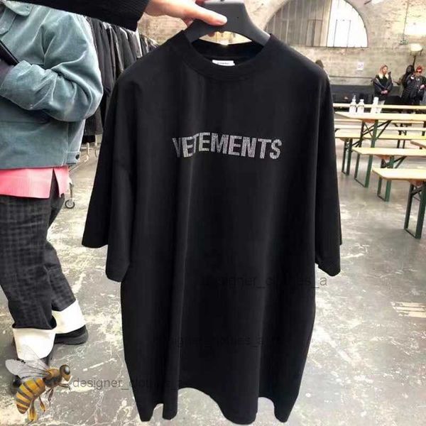 oversized vetements t-shirt men women flash gems cotton vtm t shirts, White;black
oversized vetements t-shirt men women flash gems cotton vtm t shirts, White;black