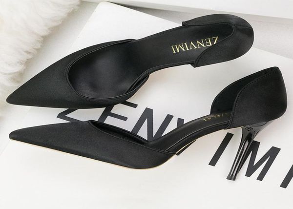 628910 korean fashion elegant solid color womens shoes high heels high heels silk hollow hollow sandals women9294031, Black
628910 korean fashion elegant solid color womens shoes high heels high heels silk hollow hollow sandals women9294031, Black