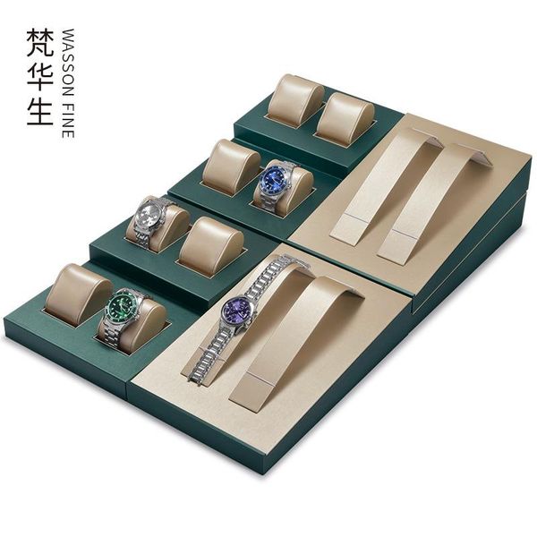 boxes new watch display props broadcast watch tray counter creative watch display rack custom, Black;white
boxes new watch display props broadcast watch tray counter creative watch display rack custom, Black;white