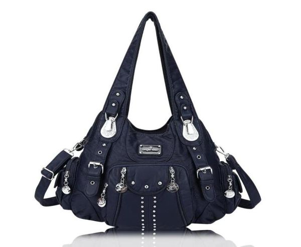 evening bags angelkiss rivetdecorated washed pu women shoulder bag doublecompartment and multipocket large capacity lady messen8559192
evening bags angelkiss rivetdecorated washed pu women shoulder bag doublecompartment and multipocket large capacity lady messen8559192