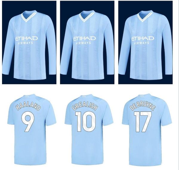 2023 2024 long sleeve manchesters de bruyne grealish soccer jerseys haaland mans cities 22 23 alvarez ferran foden bernardo gundogan mahrez, Black;yellow
2023 2024 long sleeve manchesters de bruyne grealish soccer jerseys haaland mans cities 22 23 alvarez ferran foden bernardo gundogan mahrez, Black;yellow