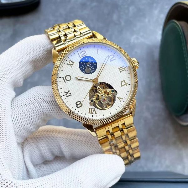 the classic men's watch automatic mechanical movement is available in many colors 40mm1, Slivery;brown
the classic men's watch automatic mechanical movement is available in many colors 40mm1, Slivery;brown