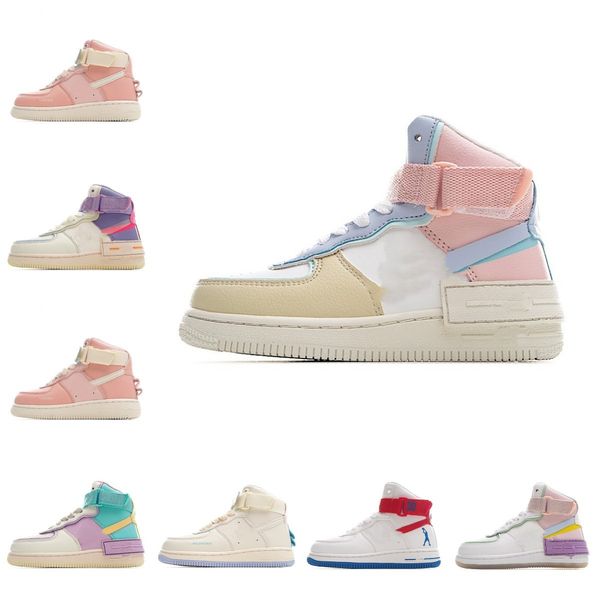 2023 kids force 1 macaroon running shoes boys girls color block air af1 shadow "pastel" sneakers trainers mid sneakers outdoor wal, Black
2023 kids force 1 macaroon running shoes boys girls color block air af1 shadow "pastel" sneakers trainers mid sneakers outdoor wal, Black