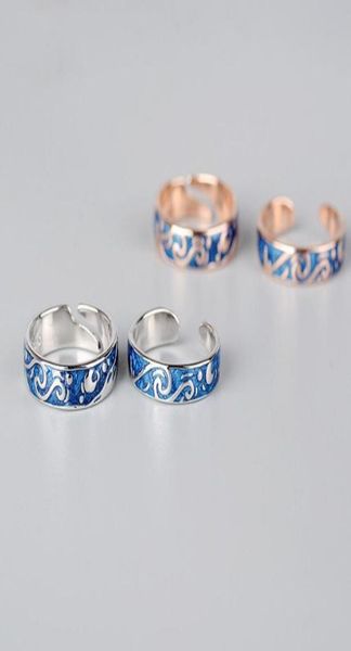 jewelry s925 sterling silver couple rings starry night open rings famous paiting special fashion1749163
jewelry s925 sterling silver couple rings starry night open rings famous paiting special fashion1749163