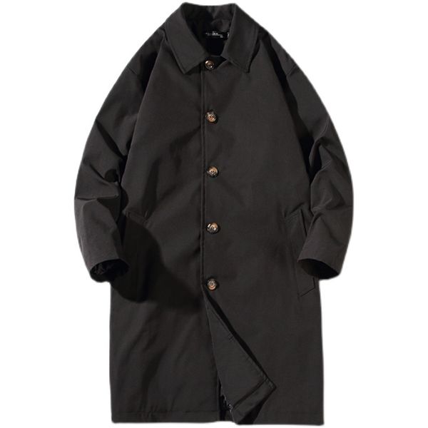men s jackets spring men black oversized trench coat loose fashion casual windbreaker male medium length korean handsome overcoat 230522, Black;brown
men s jackets spring men black oversized trench coat loose fashion casual windbreaker male medium length korean handsome overcoat 230522, Black;brown