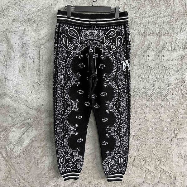 men's pants embroidered vintage paisley print men cashmere knitted fall sweatpant social club outfits 230520, Black
men's pants embroidered vintage paisley print men cashmere knitted fall sweatpant social club outfits 230520, Black