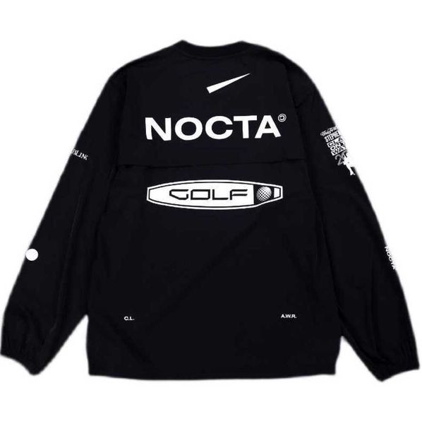 2023 men's hoodies us version nocta golf co branded draw breathable quick drying leisure sports t-shirt long sleeve round neck summer n, Black 
2023 men's hoodies us version nocta golf co branded draw breathable quick drying leisure sports t-shirt long sleeve round neck summer n, Black