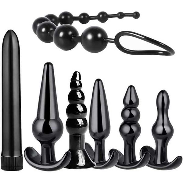 factory outlet pieces waterproof silicone docking plug suitable for women and men beginner happy bead training set toys black
factory outlet pieces waterproof silicone docking plug suitable for women and men beginner happy bead training set toys black