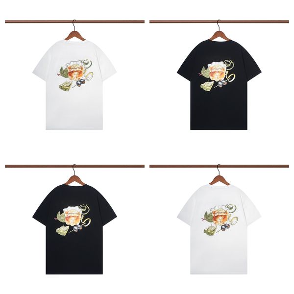 t shirt men designer t shirts casablanc shirt wear summer round neck sweat absorbing short sleeves outdoor breathable cotton tees us size fl, White;black
t shirt men designer t shirts casablanc shirt wear summer round neck sweat absorbing short sleeves outdoor breathable cotton tees us size fl, White;black