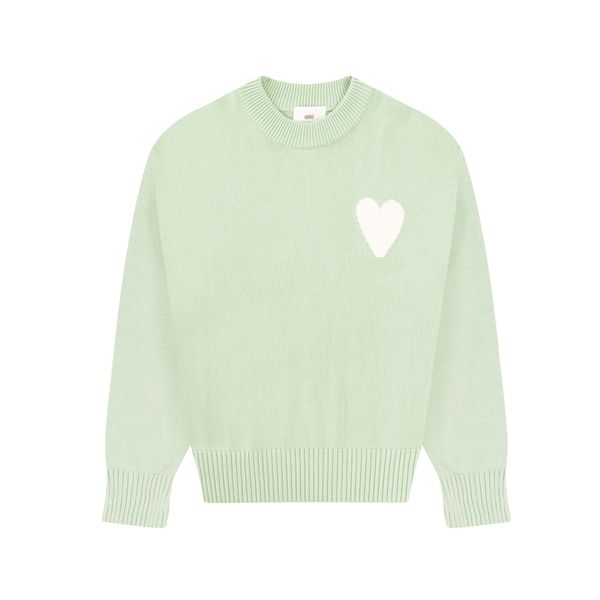 fashion amisweater paris sweater mens designer knitted shirts long sleeve french high street embroidered a heart pattern round neckx, White;black
fashion amisweater paris sweater mens designer knitted shirts long sleeve french high street embroidered a heart pattern round neckx, White;black