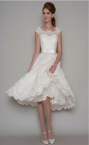 knee length vintage lace short wedding dresses sleeveless sheer neck buttons back 50s informal aline bridal gowns custom made dis4306020, White
knee length vintage lace short wedding dresses sleeveless sheer neck buttons back 50s informal aline bridal gowns custom made dis4306020, White