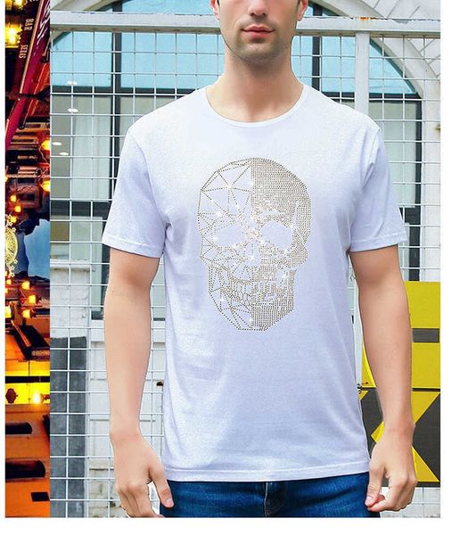 2023 luxury designer men t shirt short sleeve tess casual fashion skull rhinestones printing clothing tshirt tee rhinestone transfer tshirt, White;black
2023 luxury designer men t shirt short sleeve tess casual fashion skull rhinestones printing clothing tshirt tee rhinestone transfer tshirt, White;black