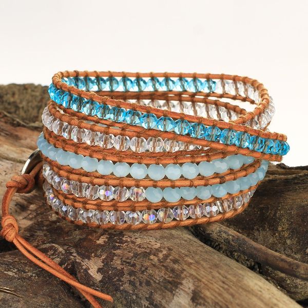 bangle kelitch new leather strands beads 5 wrap bracelet women jewelry fashion friendships handmade chain bangle accessories wholesale, Black
bangle kelitch new leather strands beads 5 wrap bracelet women jewelry fashion friendships handmade chain bangle accessories wholesale, Black