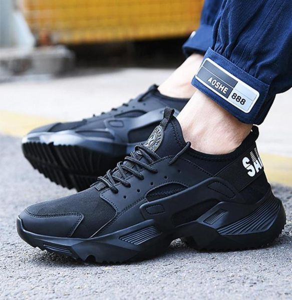 lizeruee work safety shoes 2019 fashion sneakers ultralight soft bottom men breathable antismashing steel toe work boots f0251590196, Black
lizeruee work safety shoes 2019 fashion sneakers ultralight soft bottom men breathable antismashing steel toe work boots f0251590196, Black